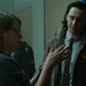 Kate Herron and Tom Hiddleston on the set of Loki.